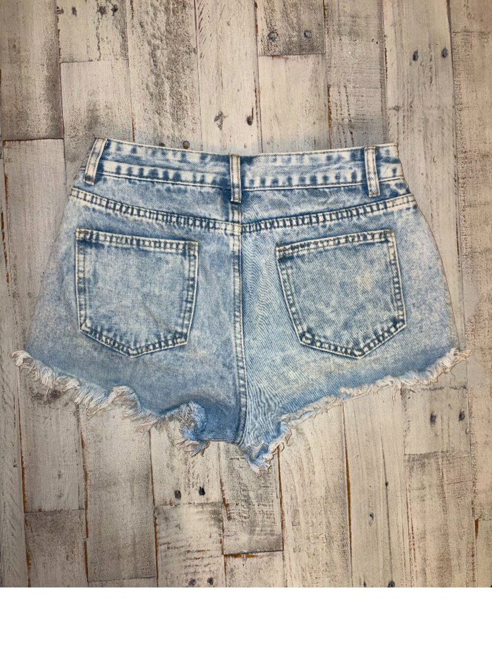 Distressed Denim Shorts - Picture 2 of 6